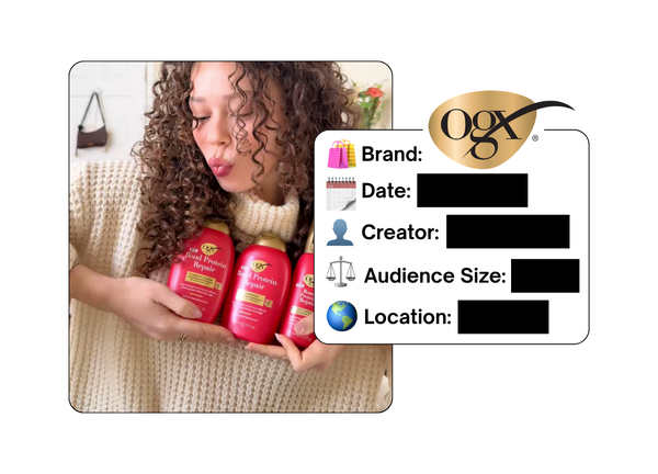 Spotted: OGX Beauty in a new paid collab