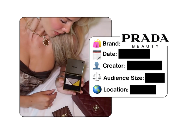 Spotted: Prada Beauty in a new paid collab