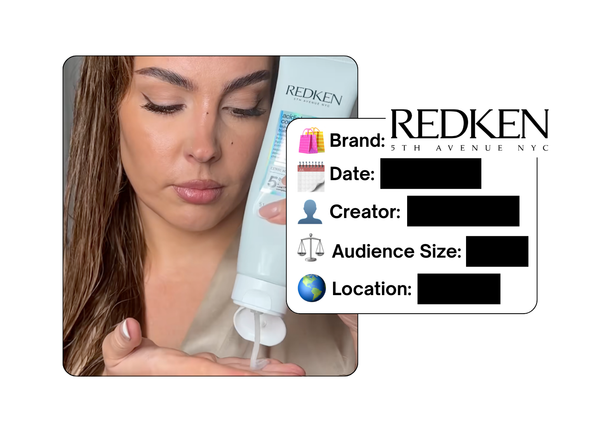 Spotted: Redken in a new paid collab