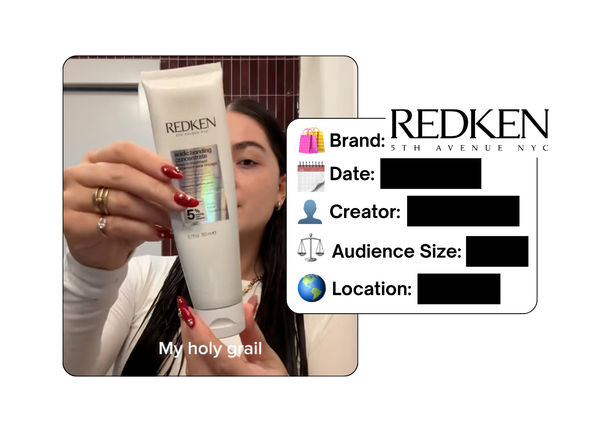 Spotted: Redken in a new paid collab