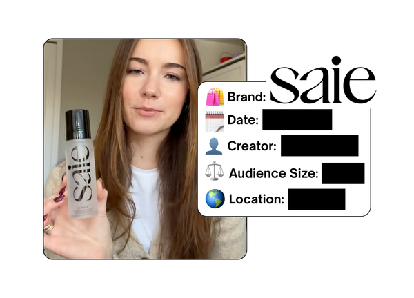 Spotted: Saie in a new paid collab