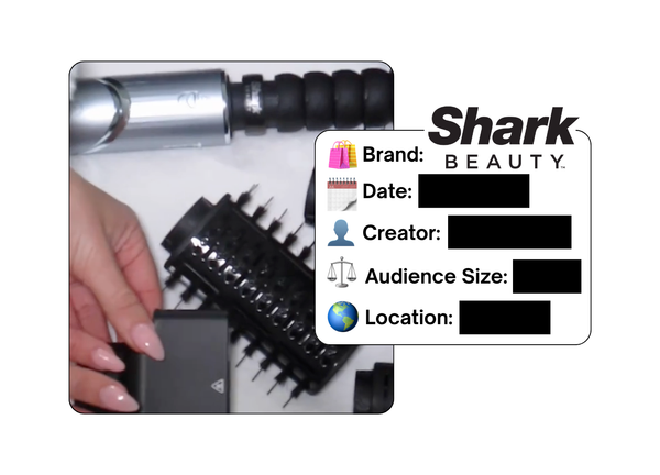 Spotted: Shark Beauty in a new paid collab