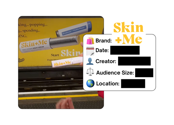 Spotted: Skin + Me in a new paid collab