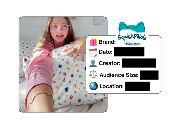 Spotted: SquishPillow in a new paid collab