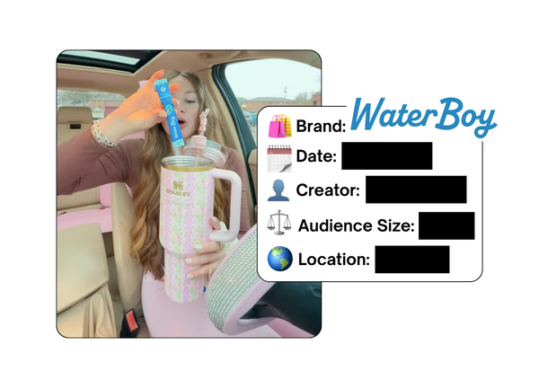 Spotted: Waterboy in a new paid collab