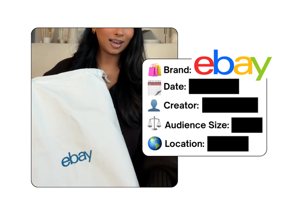 Spotted: eBay in a new paid collab