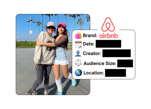 Spotted: Airbnb in a new paid collab