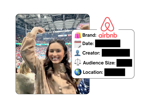 Spotted: Airbnb in a new paid collab