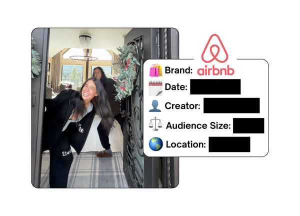 Spotted: Airbnb in a new paid collab