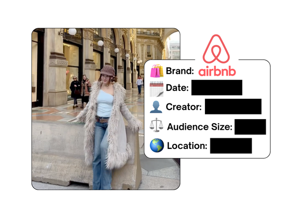 Spotted: Airbnb in a new paid collab