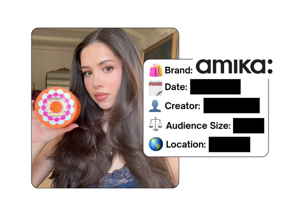 Spotted: Amika in a new paid collab