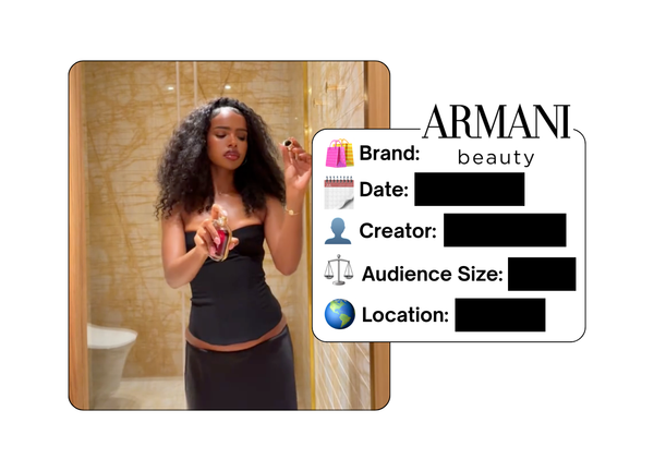 Spotted: Armani Beauty in a new paid collab