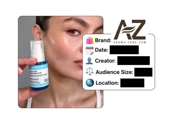 Spotted: Aroma-Zone in a new paid collab