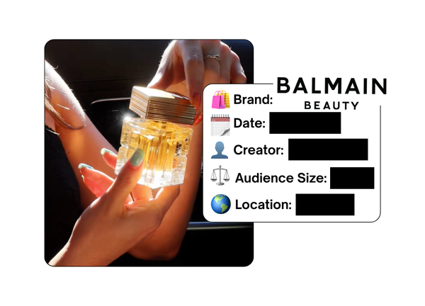 Spotted: Balmain Beauty in a new paid collab