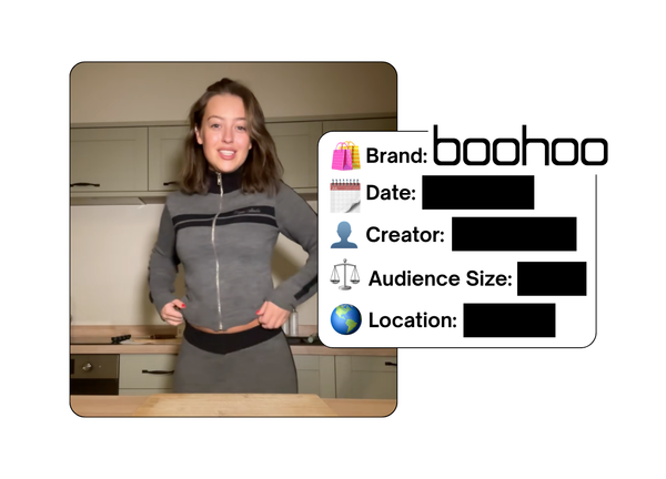 Spotted: Boohoo in a new paid collab