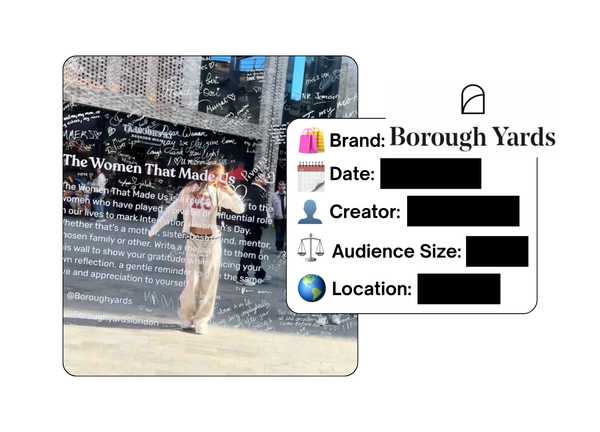 Spotted: Borough Yards in a new paid collab