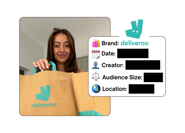 Spotted: Deliveroo in a new paid collab