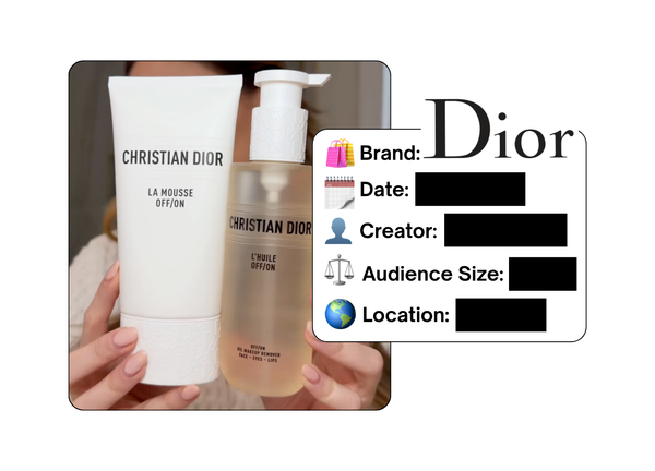 Spotted: Dior Beauty in a new paid collab