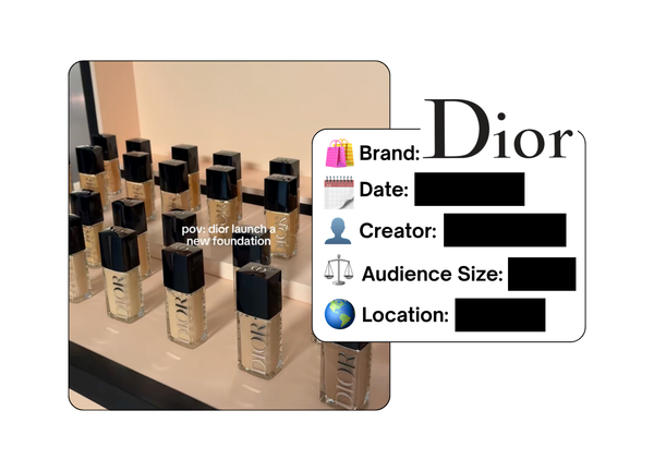 Spotted: Dior Beauty in a new paid collab