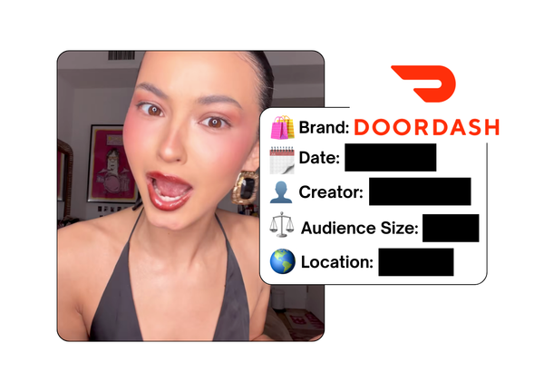Spotted: DoorDash in a new paid collab