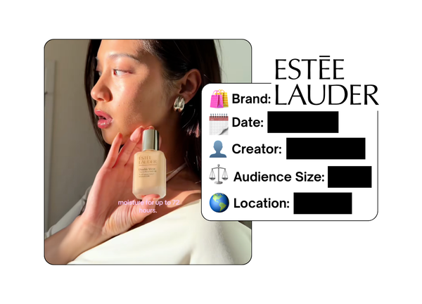 Spotted: Estée Lauder in a new paid collab