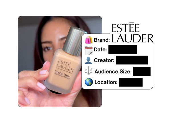 Spotted: Estée Lauder in a new paid collab