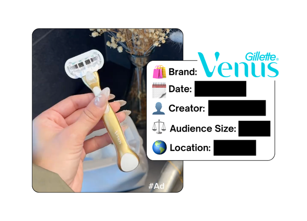 Spotted: Gillette Venus in a new paid collab