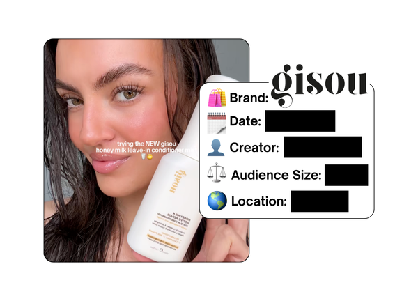 Spotted: Gisou in a new paid collab