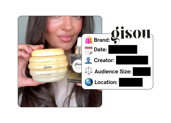 Spotted: Gisou in a new paid collab
