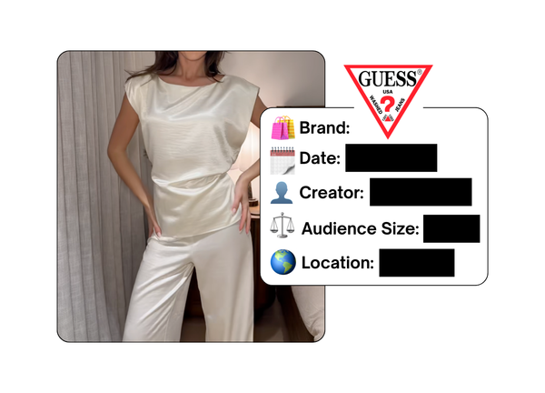 Spotted: GUESS in a new paid collab