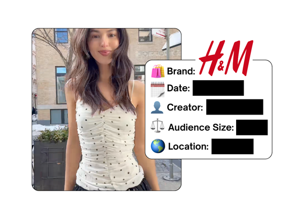 Spotted: H&M in a new paid collab
