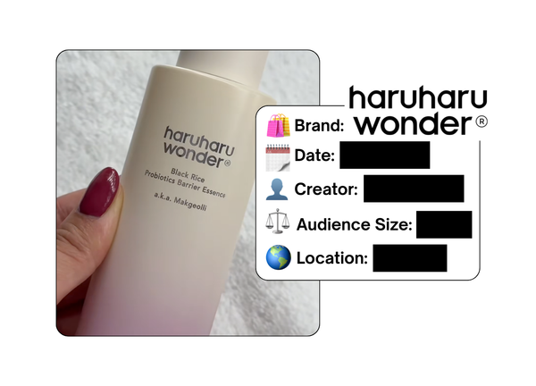 Spotted: Haruharu Wonder in a new paid collab