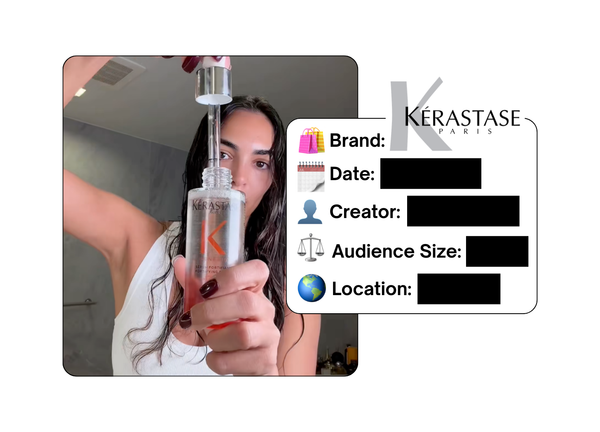 Spotted: Kerastase in a new paid collab