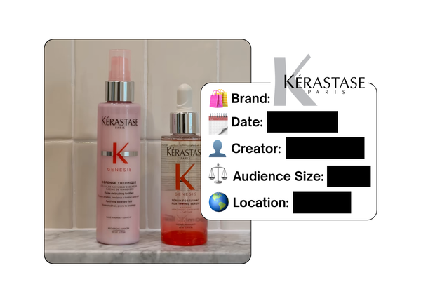 Spotted: Kerastase in a new paid collab