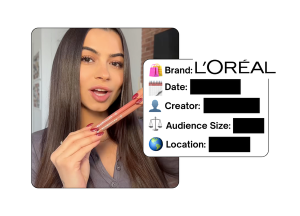 Spotted: L’Oreal in a new paid collab