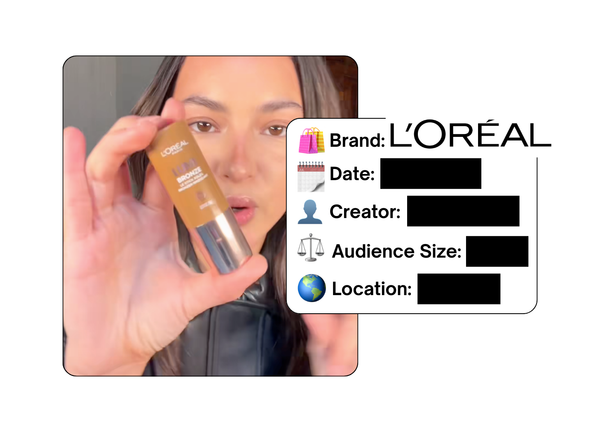 Spotted: L'Oreal in a new paid collab