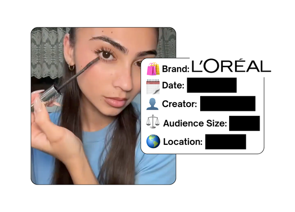 Spotted: L'Oreal in a new paid collab