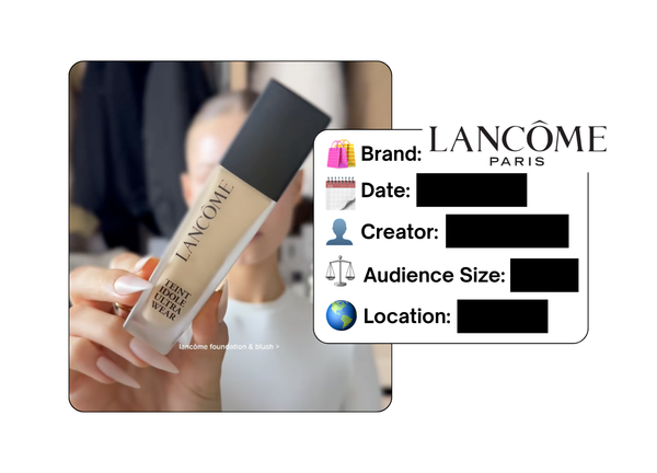 Spotted: Lancôme in a new paid collab
