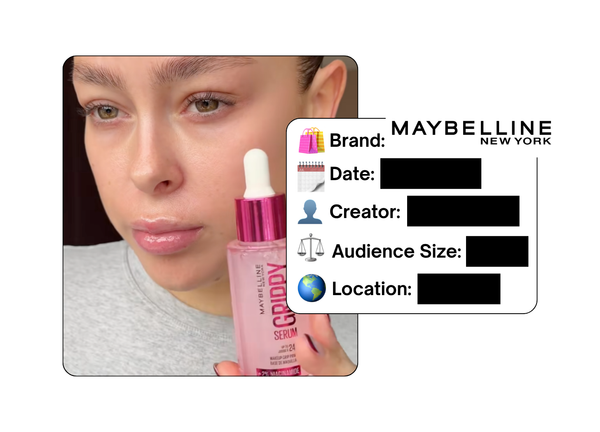 Spotted: Maybelline in a new paid collab