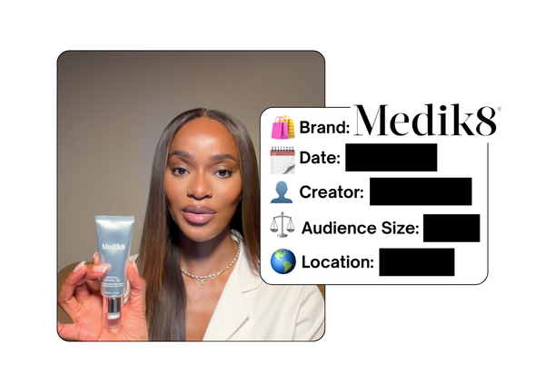 Spotted: Medik8 in a new paid collab