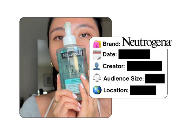 Spotted: Neutrogena in a new paid collab