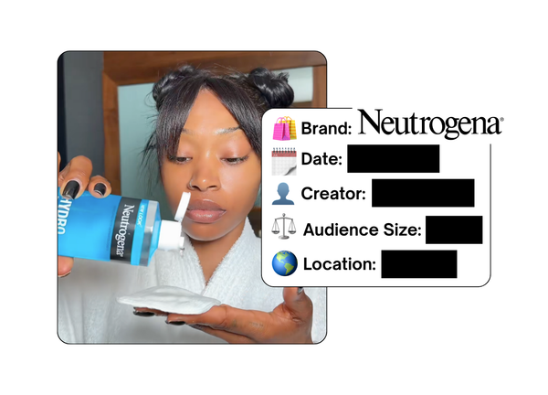Spotted: Neutrogena in a new paid collab