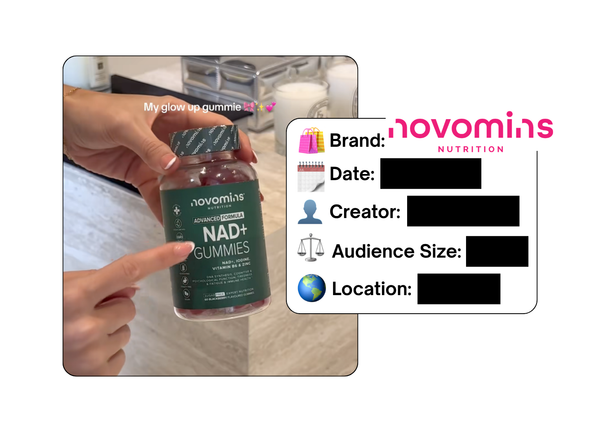 Spotted: Novomins in a new paid collab