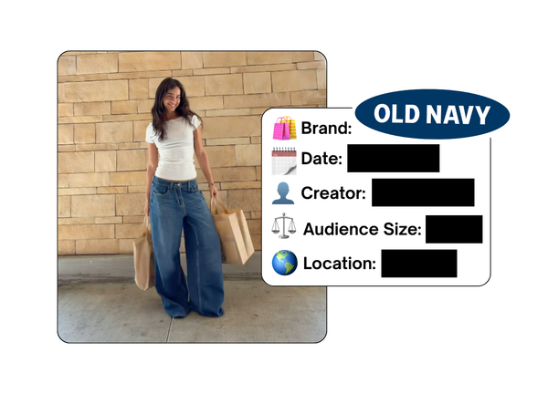 Spotted: Old Navy in a new paid collab
