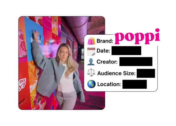 Spotted: Poppi in a new paid collab