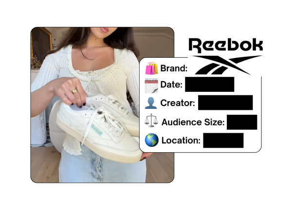Spotted: Reebok in a new paid collab