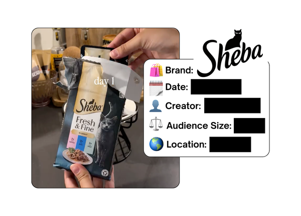 Spotted: SHEBA in a new paid collab