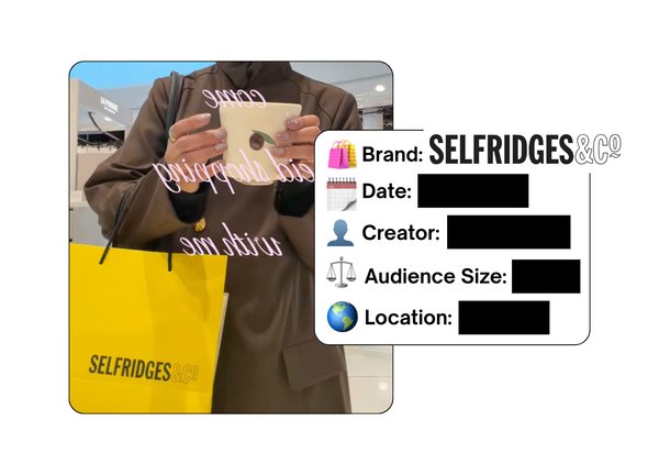 Spotted: Selfridges in a new paid collab