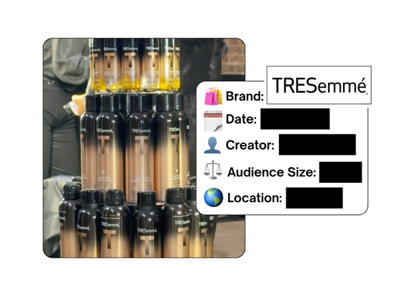 Spotted: TRESemmé in a new paid collab