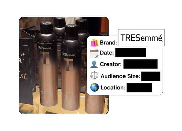 Spotted: TRESemmé in a new paid collab